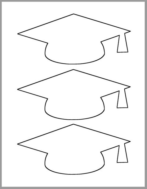 Printable Graduation Cap Pattern